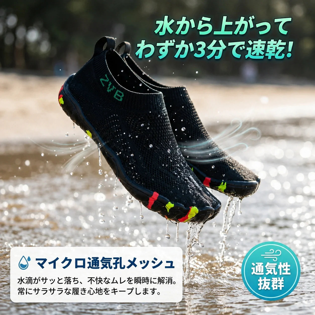 AquaGrip Pro™️｜5本指ウォーターシューズ